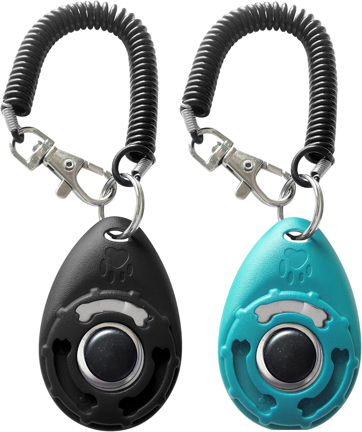 Dog Training Clicker with Wrist Strap and Keyring