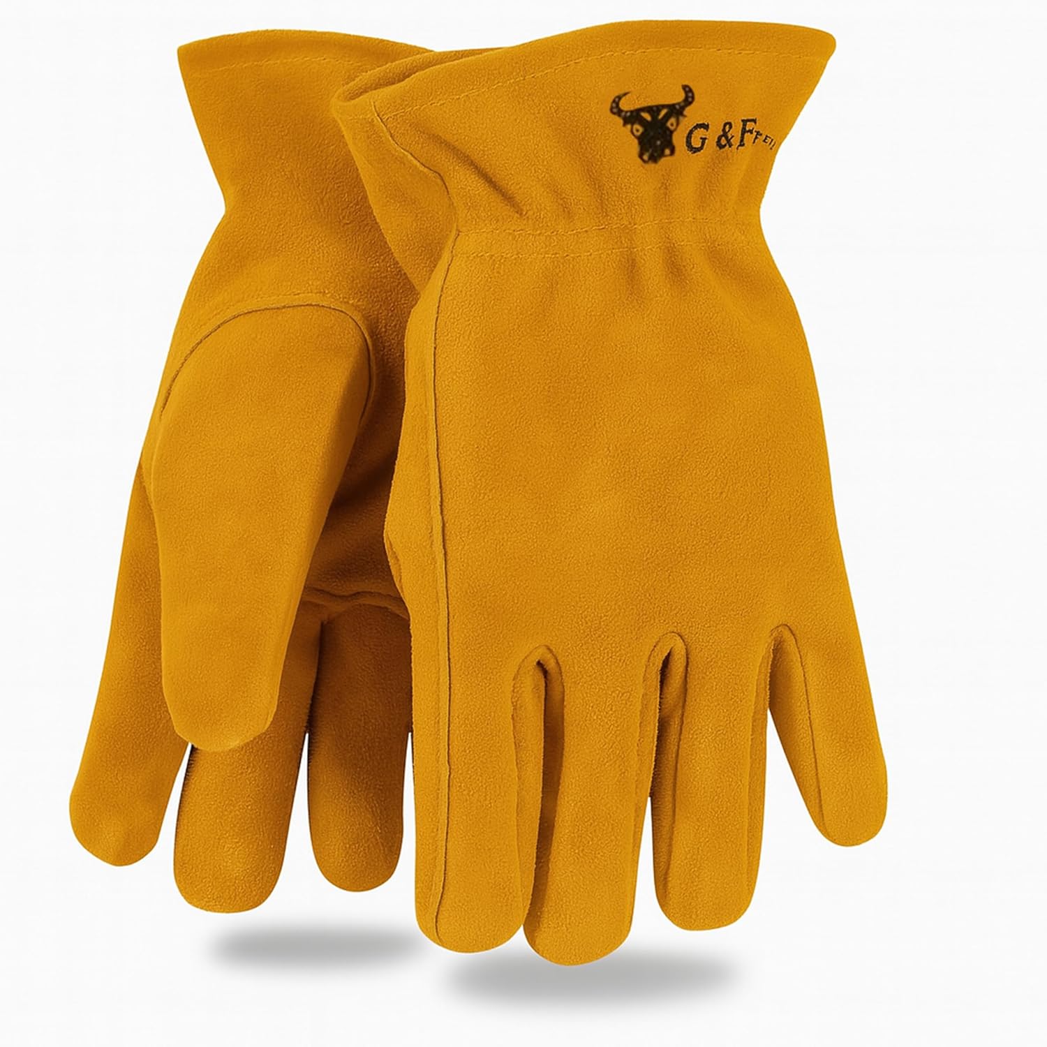 G&F JustForKids Synthetic Leather Gardening Gloves (Ages 3-5)