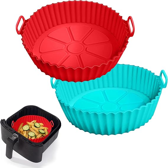 AKSDTH contenitori compatti in silicone, set da 2