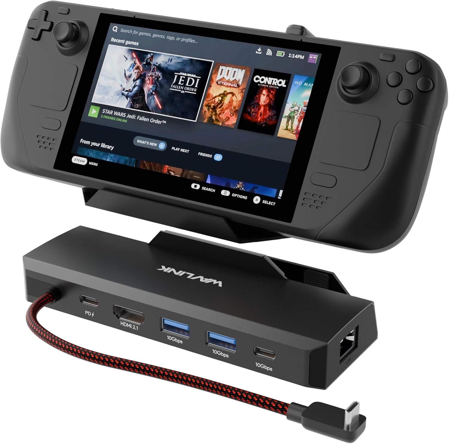 WAVLINK 6-in-1 Gaming Dock