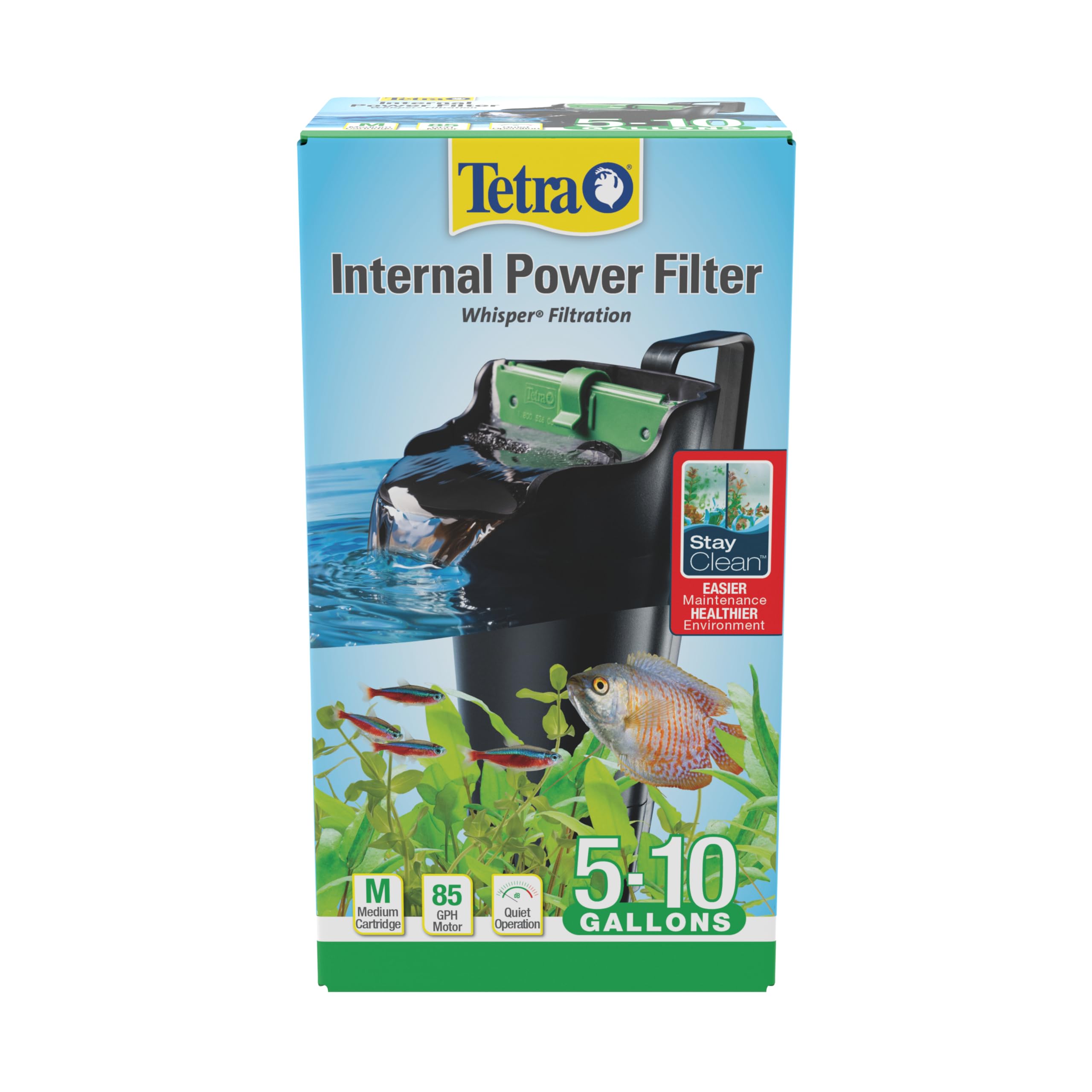 Tetra Whisper Internal Power Filter, 5-10 gal