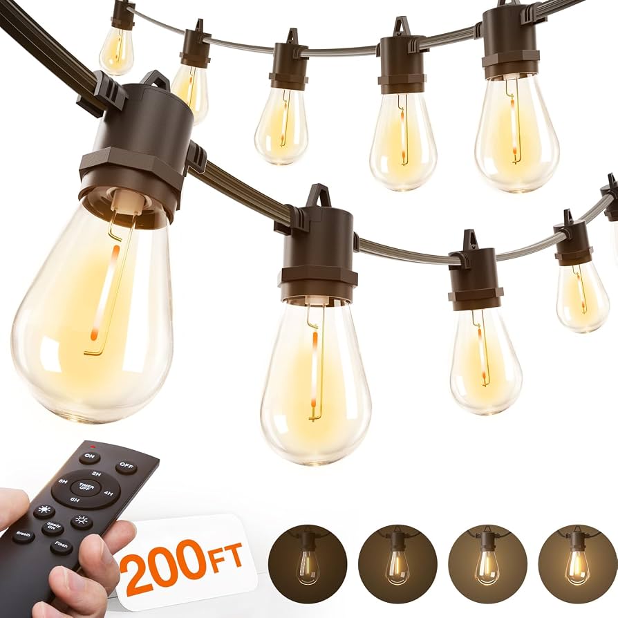 addlon 200FT Outdoor String Lights