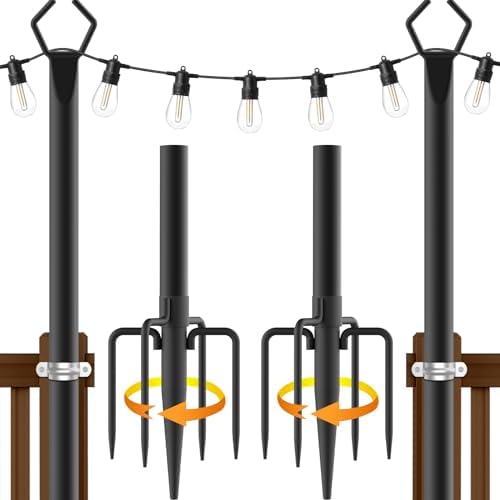 AILBTON 10 ft String Light Poles