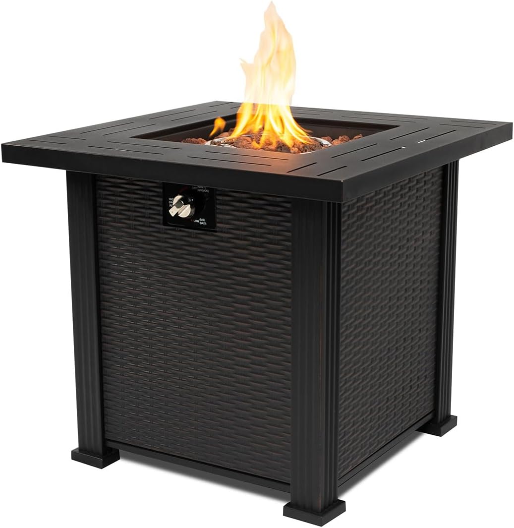 AJ ENJOY 28-inch Fire Pit Table