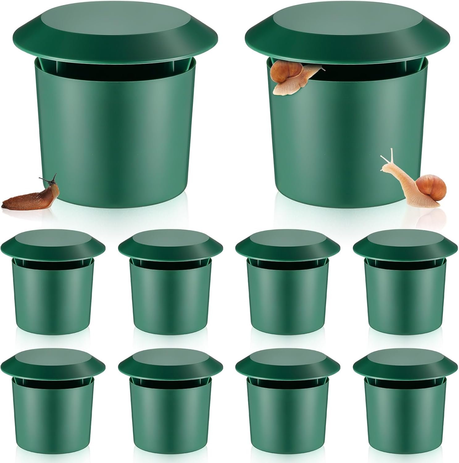 Qualirey 10-Piece Slug Traps