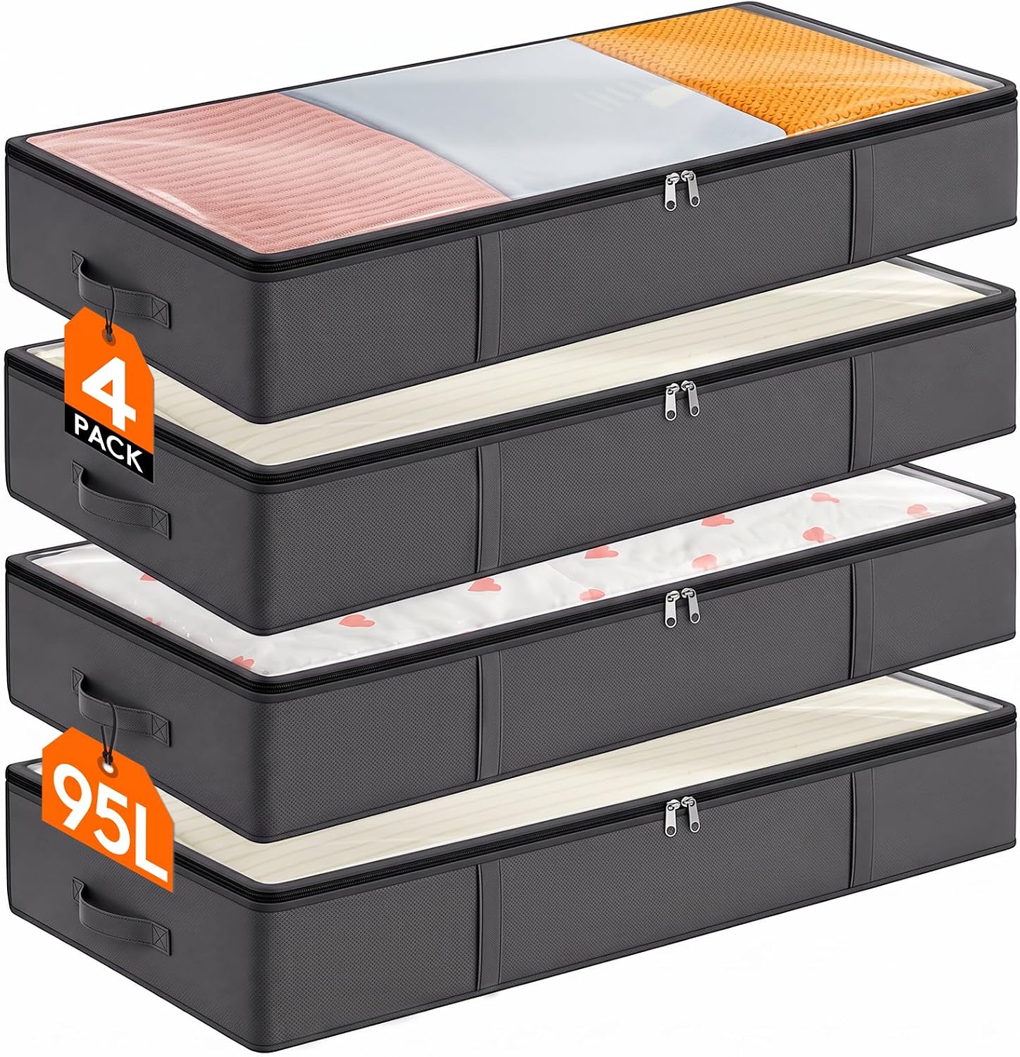 Lifewit 95L Unterbett-Boxen