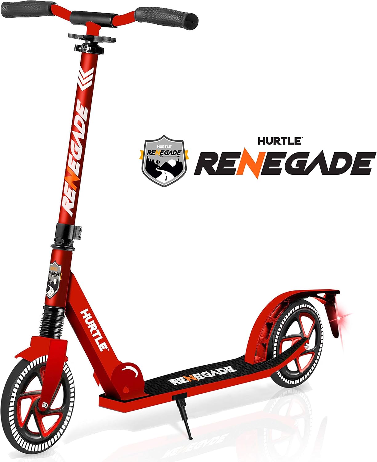 Hurtle HURTSBU Compact Kick Scooter, Red