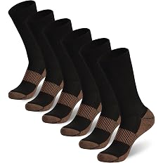 FOOTPLUS Cushioned Crew Socks