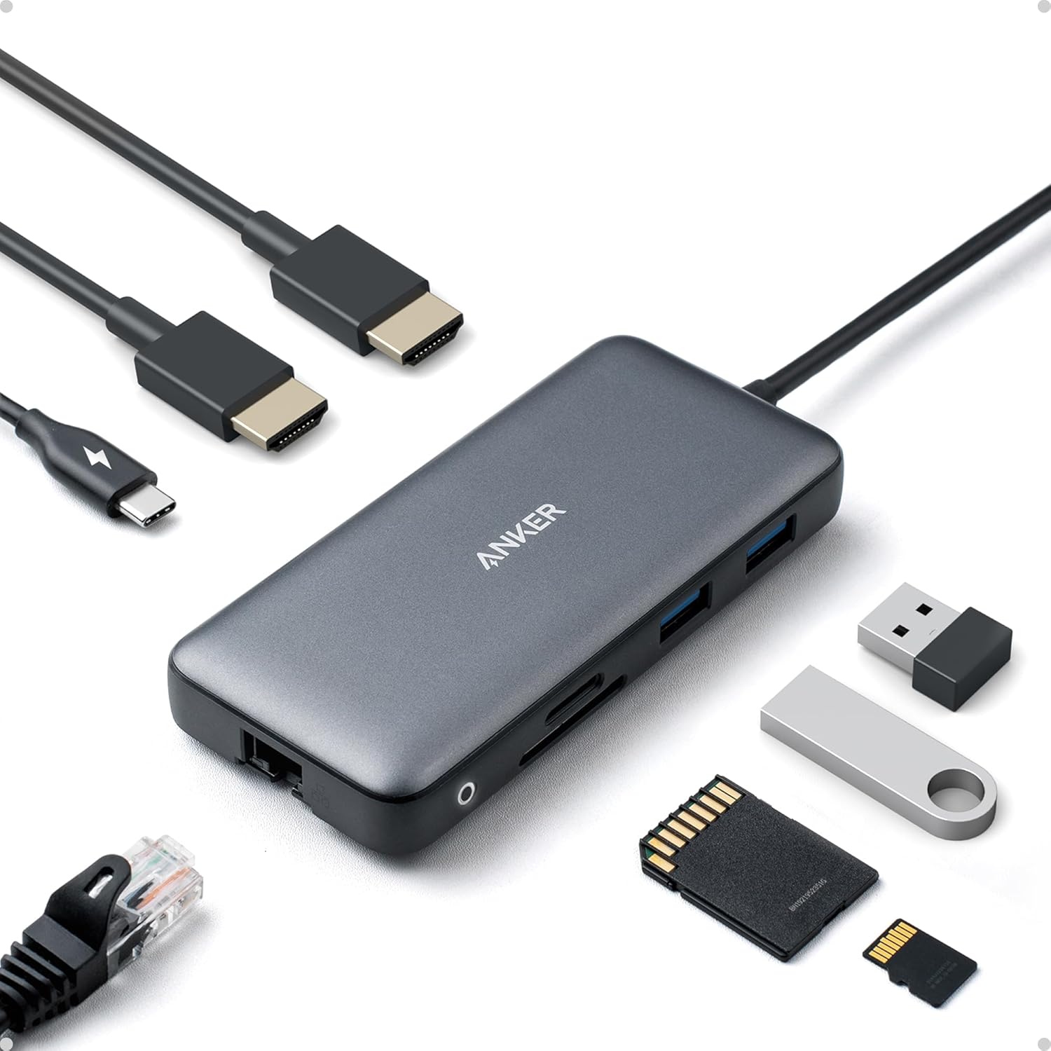 Anker 8-in-1 Dock mit zwei HDMI
