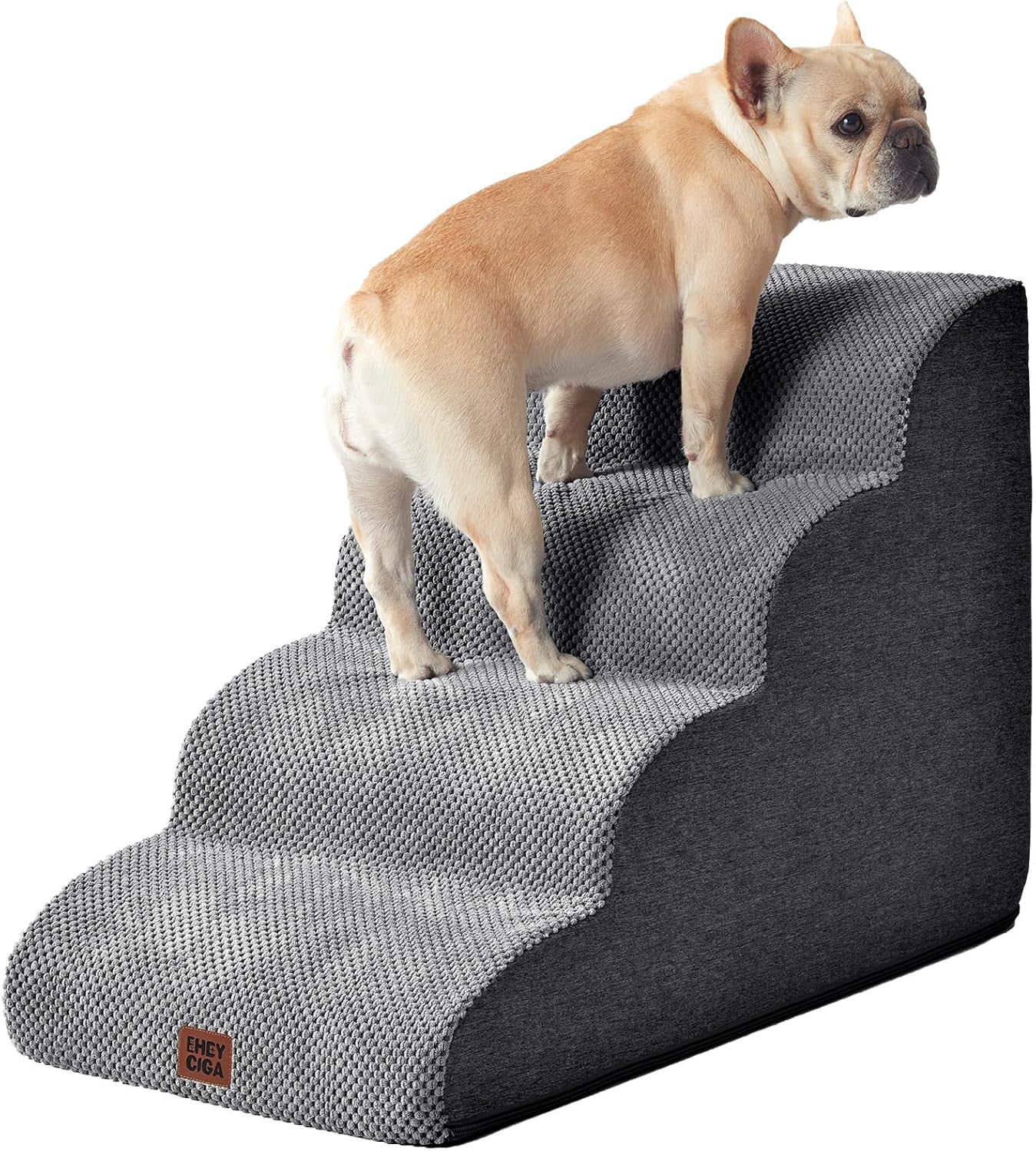 EHEYCIGA Curved 4-Step Foam Stairs