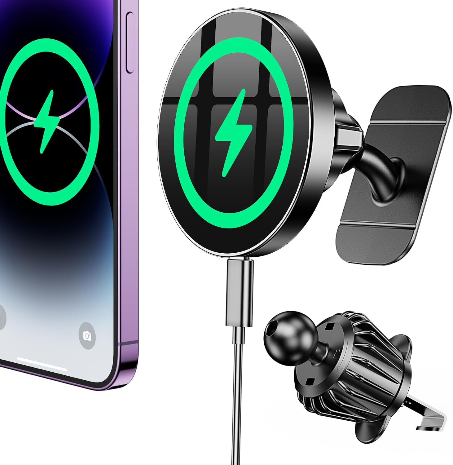 Coolpow ładowarka samochodowa MagSafe