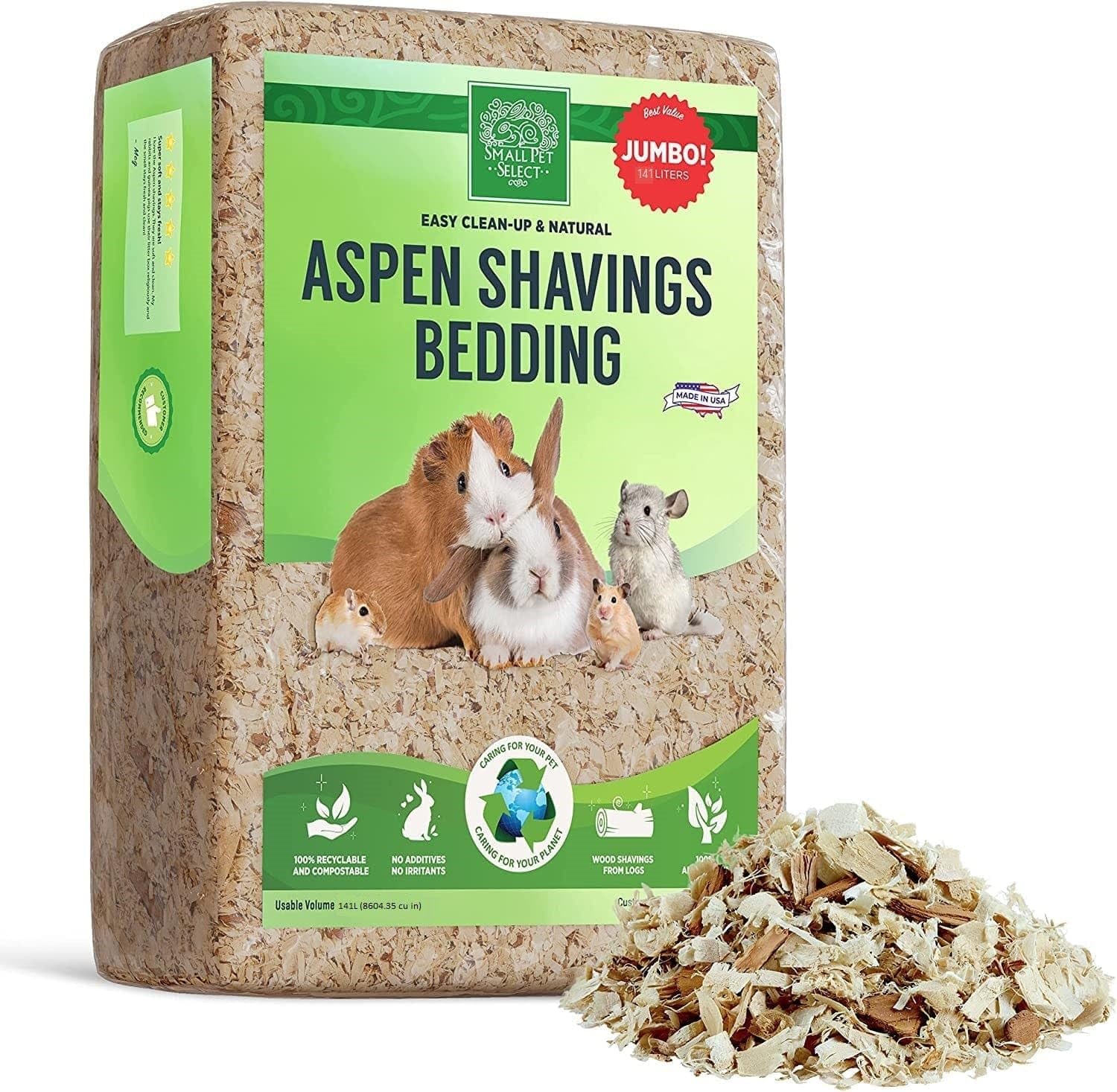 Small Pet Select Jumbo Aspen Bedding
