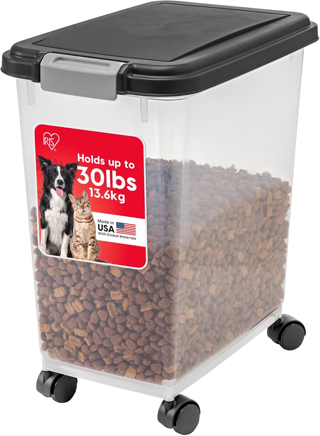 IRIS USA WeatherPro Pet Food Storage Container