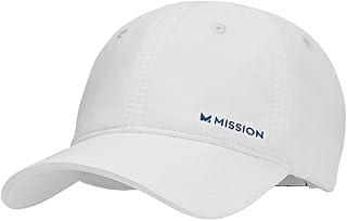 MISSION Cooling Performance Hat, Unstructured Low-Profile Adjustable Fit - UPF 50 - for Running, Workouts & Outdoors