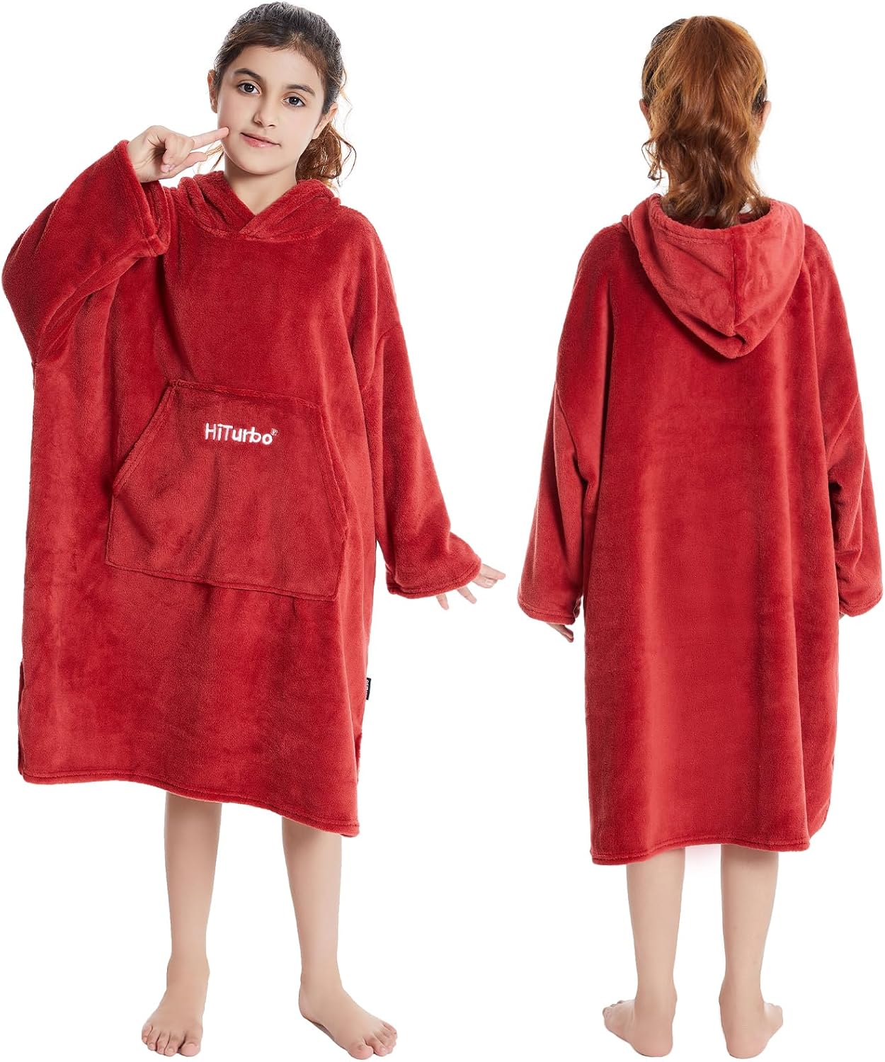 Hiturbo Kids Hooded Poncho