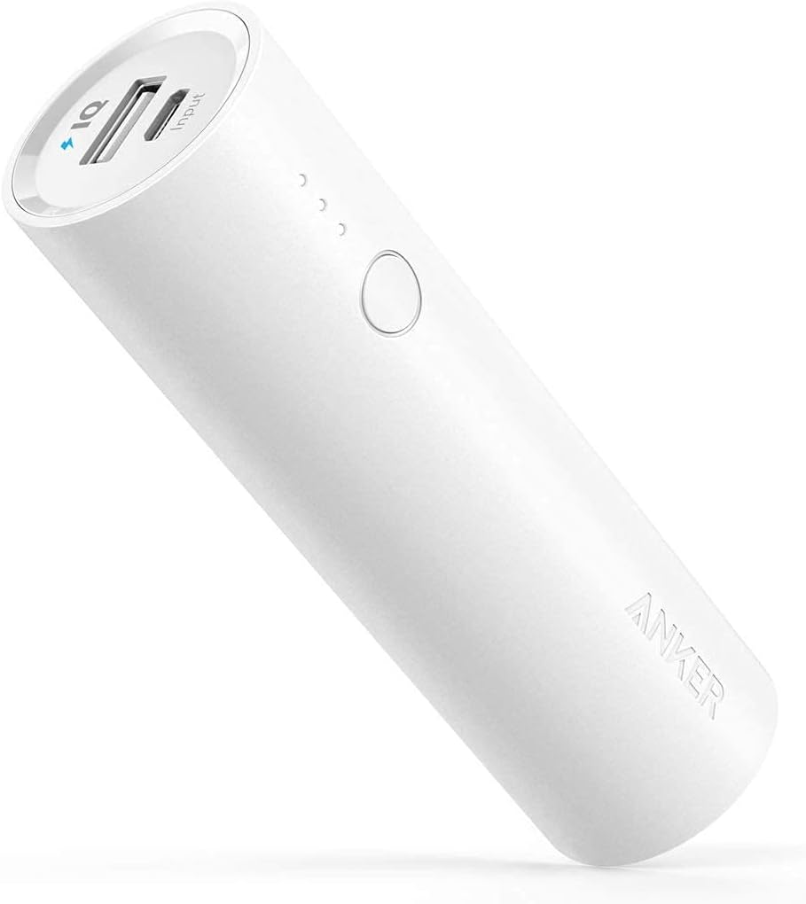 Anker PowerCore 5000 Portable Charger, Ultra-Compact 5000mAh External Battery with Fast-Charging Technology, Power Bank for iPhone, iPad, Samsung Galaxy and More