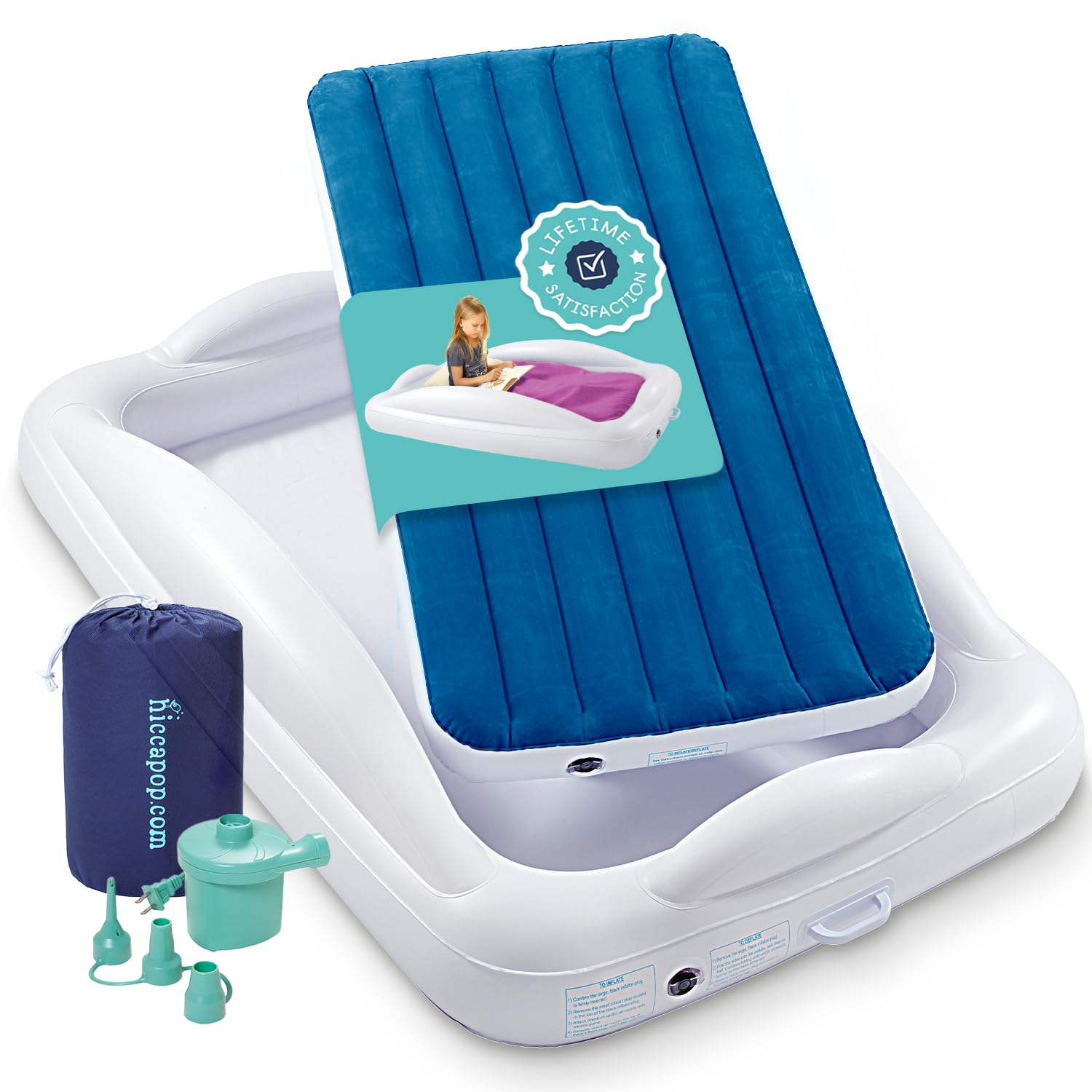 Hiccapop Inflatable Toddler Bed