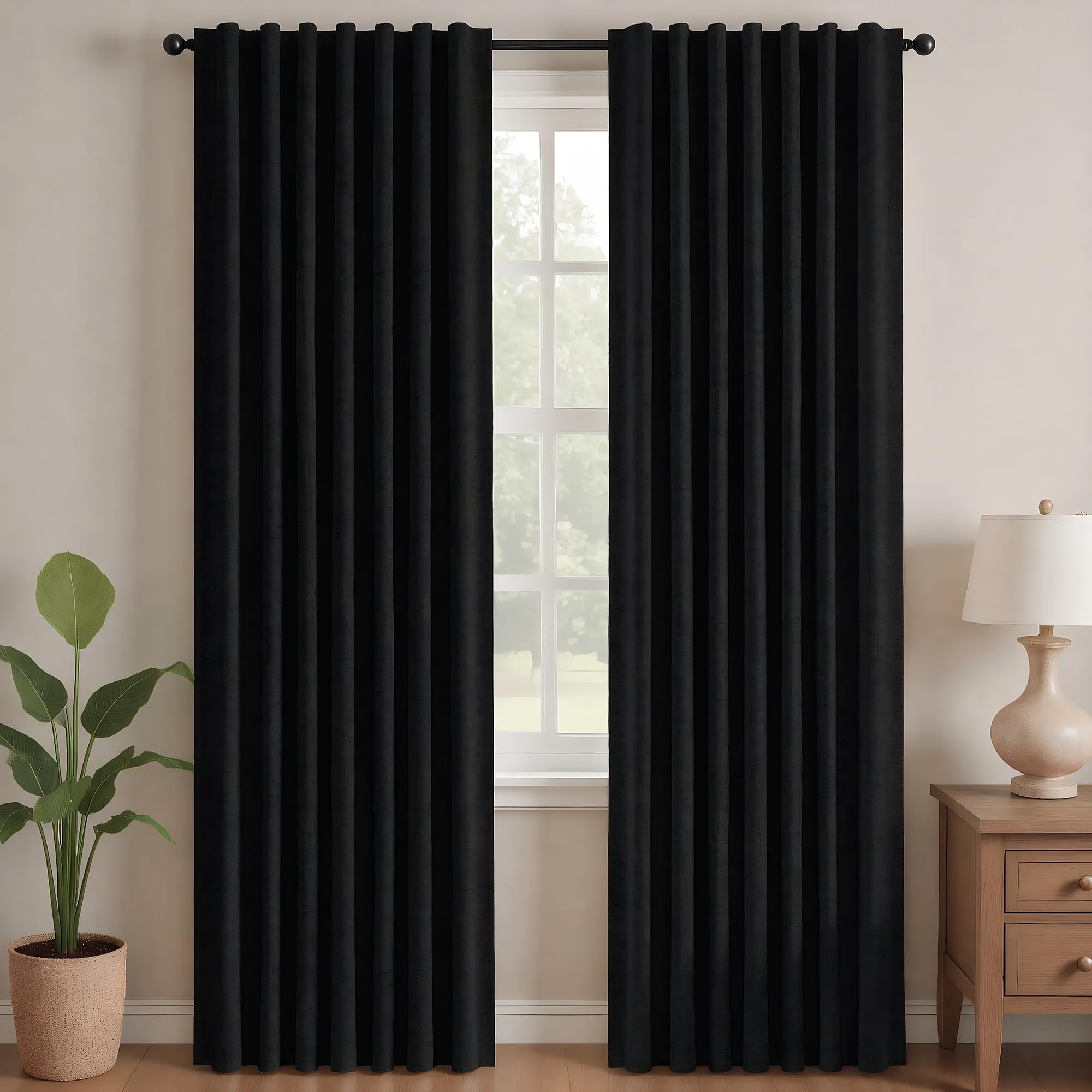 Deconovo Back Tab Blackout Curtain