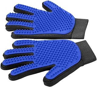 Pet Grooming Glove, Blue