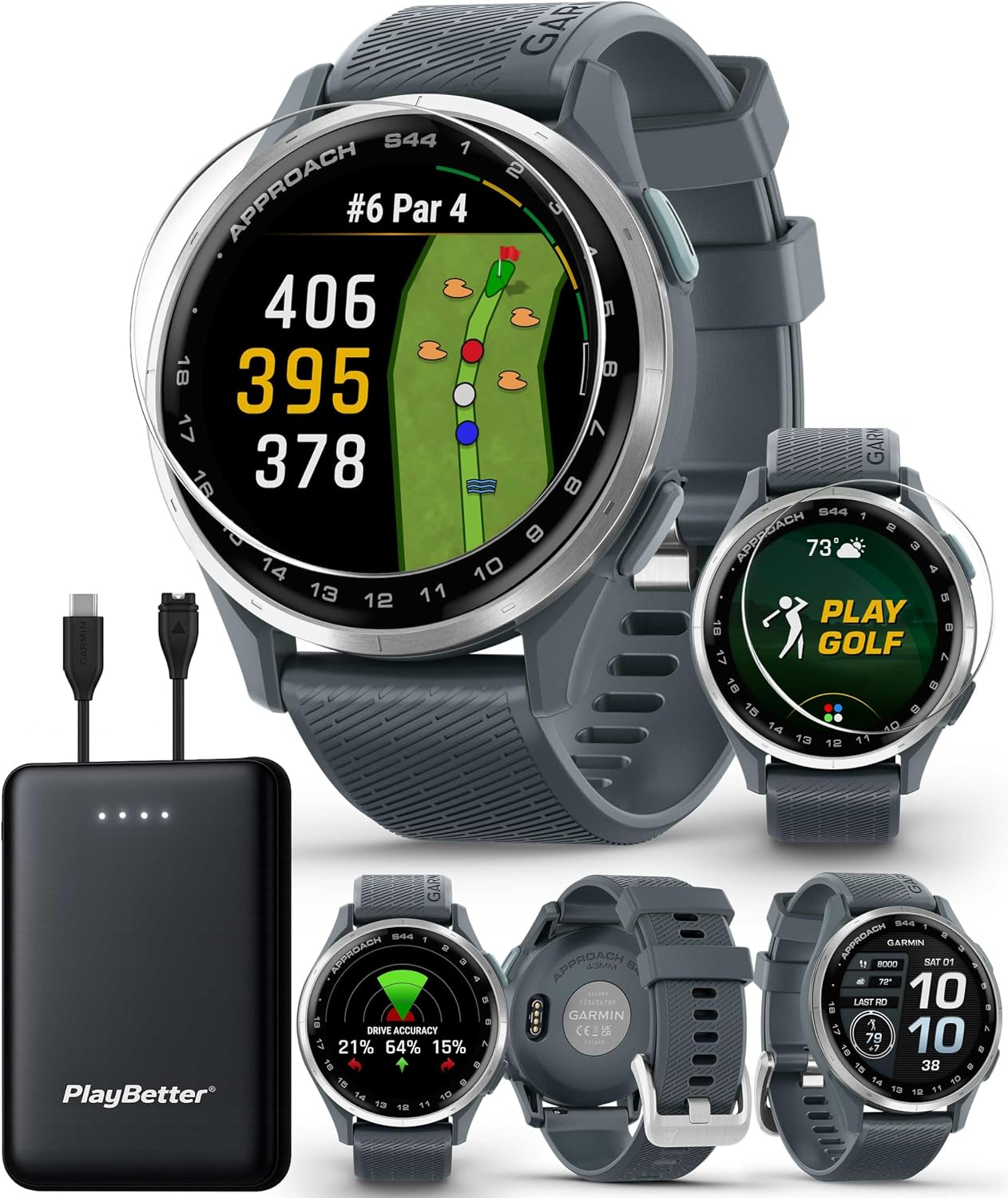 Garmin Approach S44 bundle