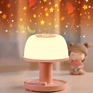 LICKLIP Toddler Night Light Lamp with Star Projector