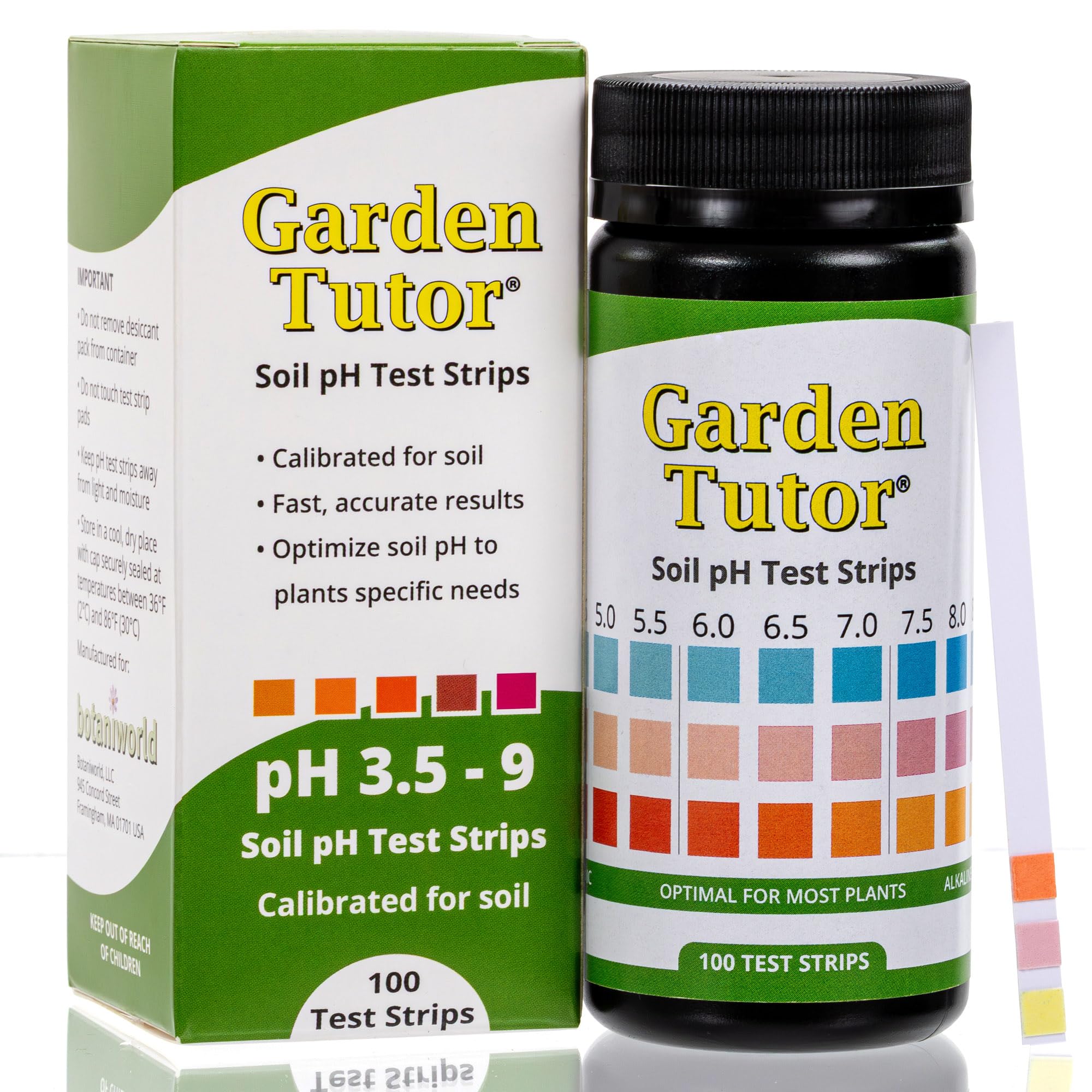 Garden Tutor pH test strips