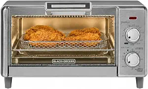 BLACK+DECKER 4-Slice Air Fry Toaster Oven, TO1787SS
