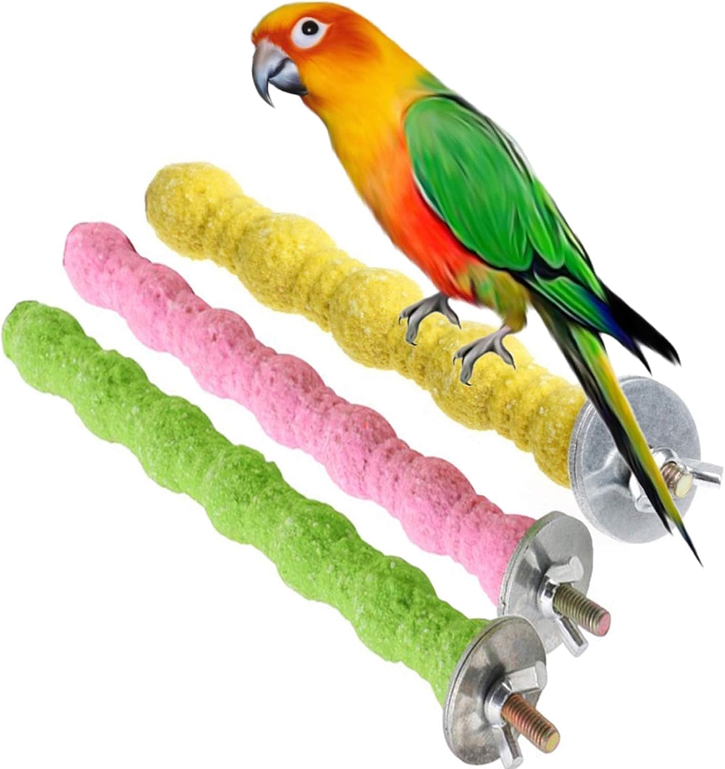 kathson 3-Pack Wood Perches