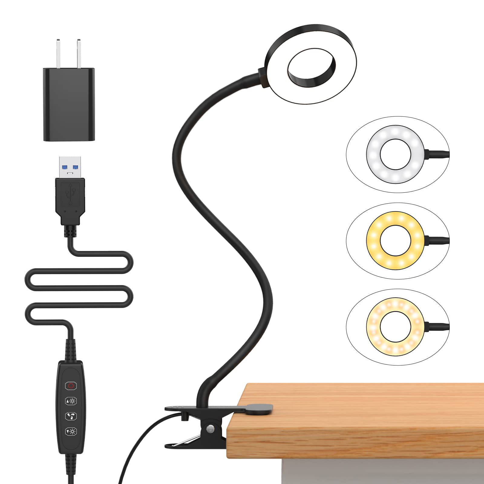 iZELL Clamp Reading Lamp
