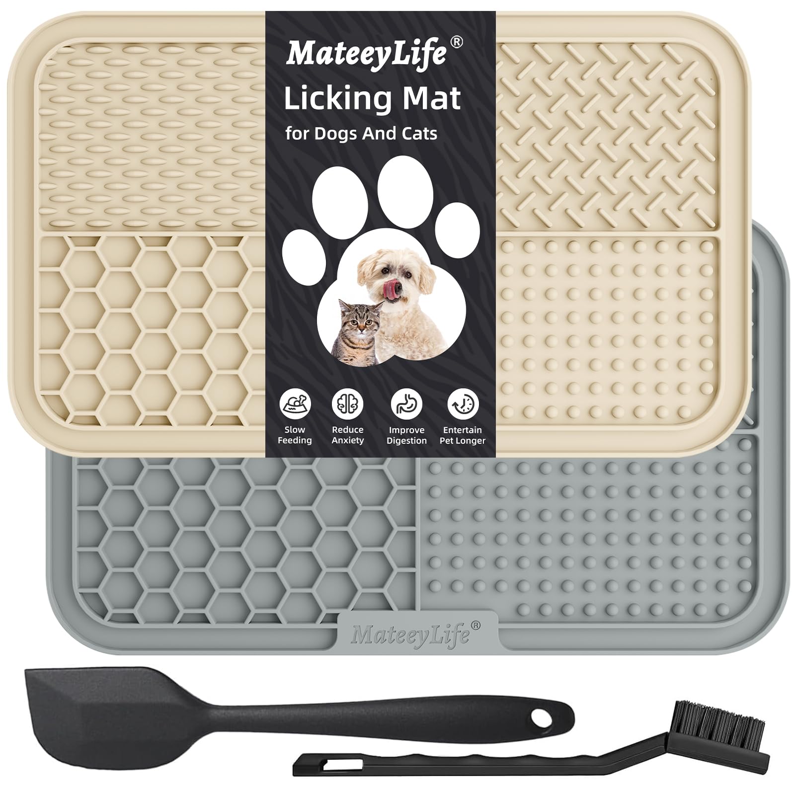 MateeyLife 2-Pack Lick Mat