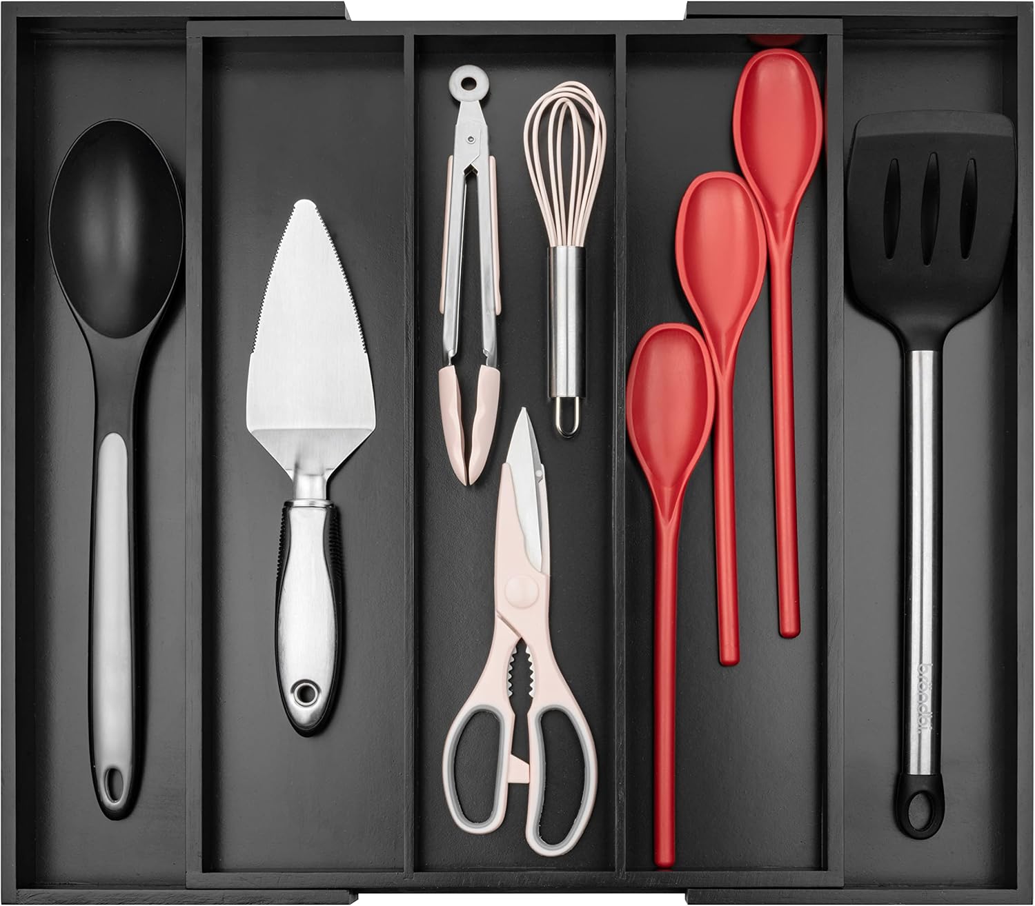 Purawood Expandable Utensil Organizer