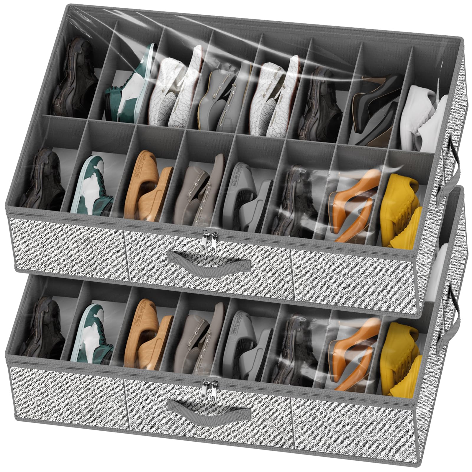 homyfort Unterbett-Organizer für 32 Paare