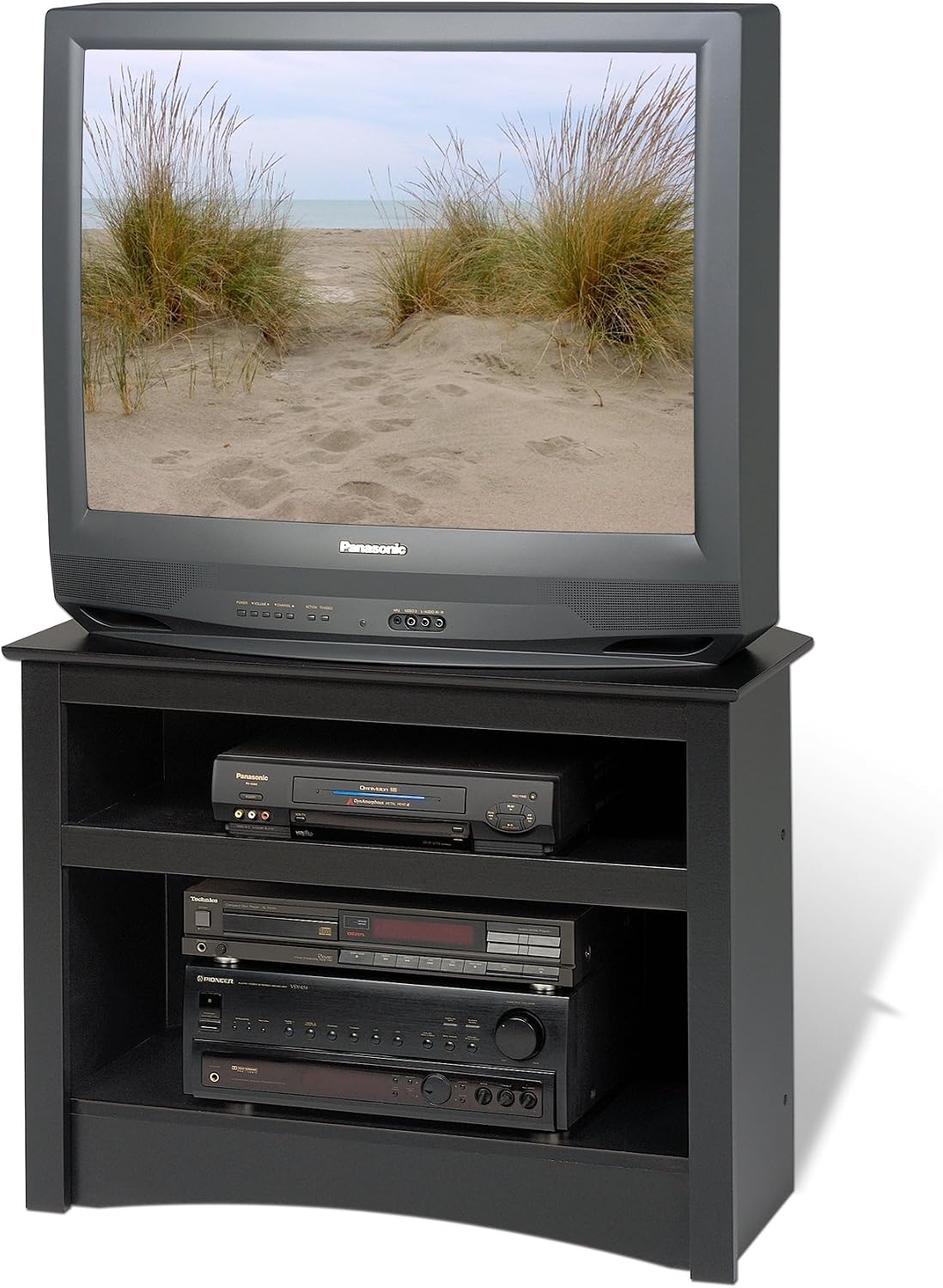 Prepac Sonoma Black Corner TV Stand