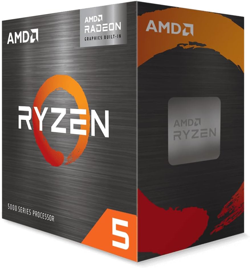AMD Ryzen 5 5600G 6-Core 12-Thread Desktop Processor with Radeon Graphics