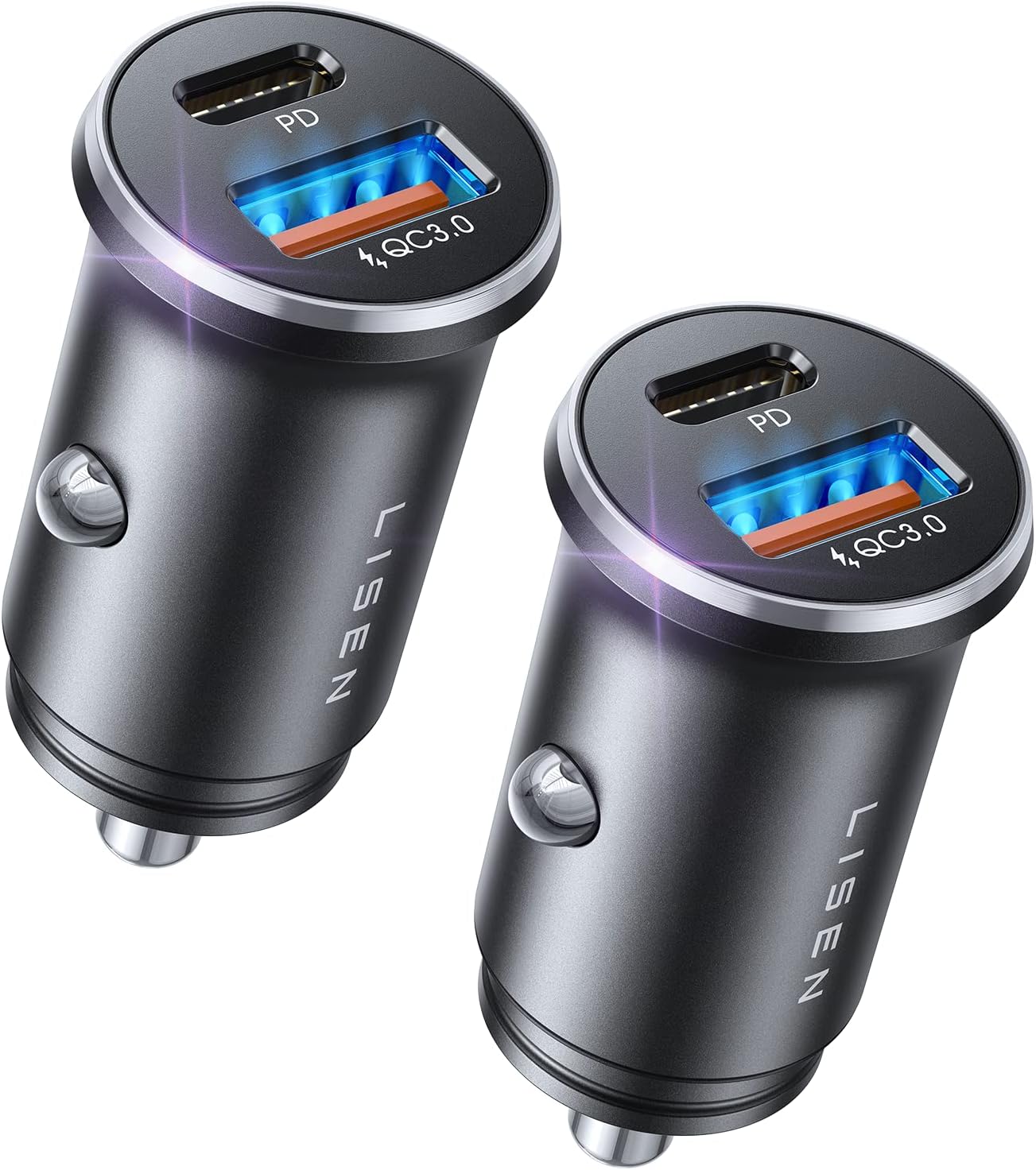 LISEN Cargador USB-C de 69W Pack de 2