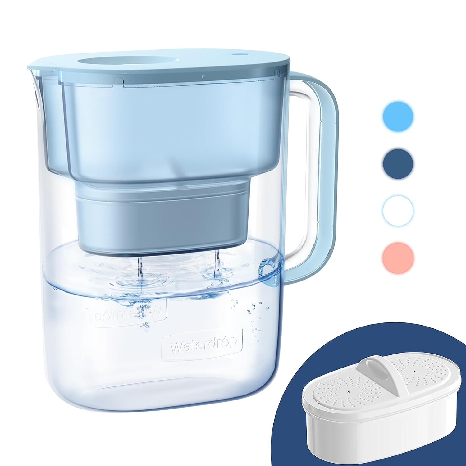 Waterdrop PT-07B 10-Cup Water Filter Pitcher
