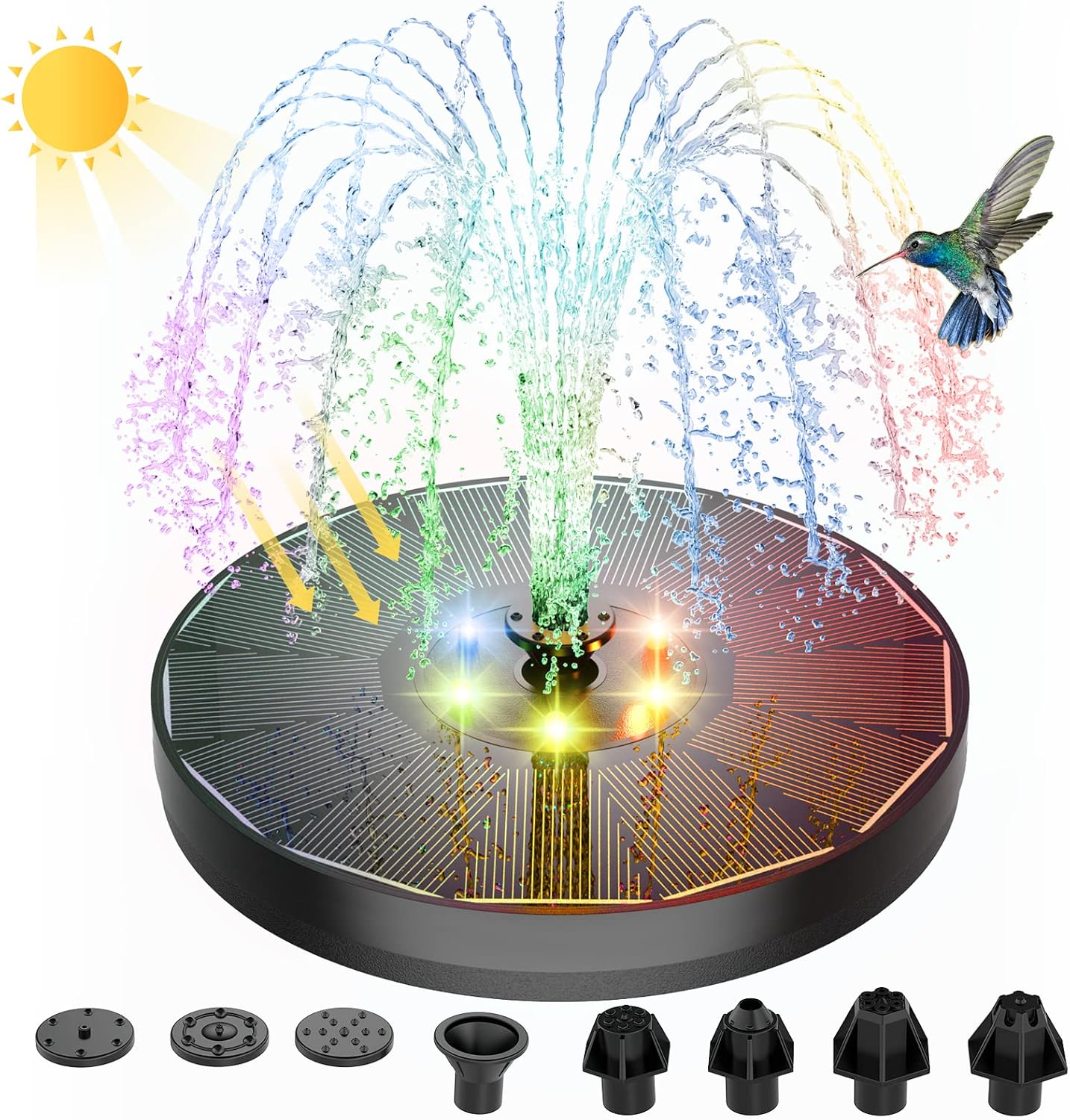 Fuente solar LED ALUKIKI 4W
