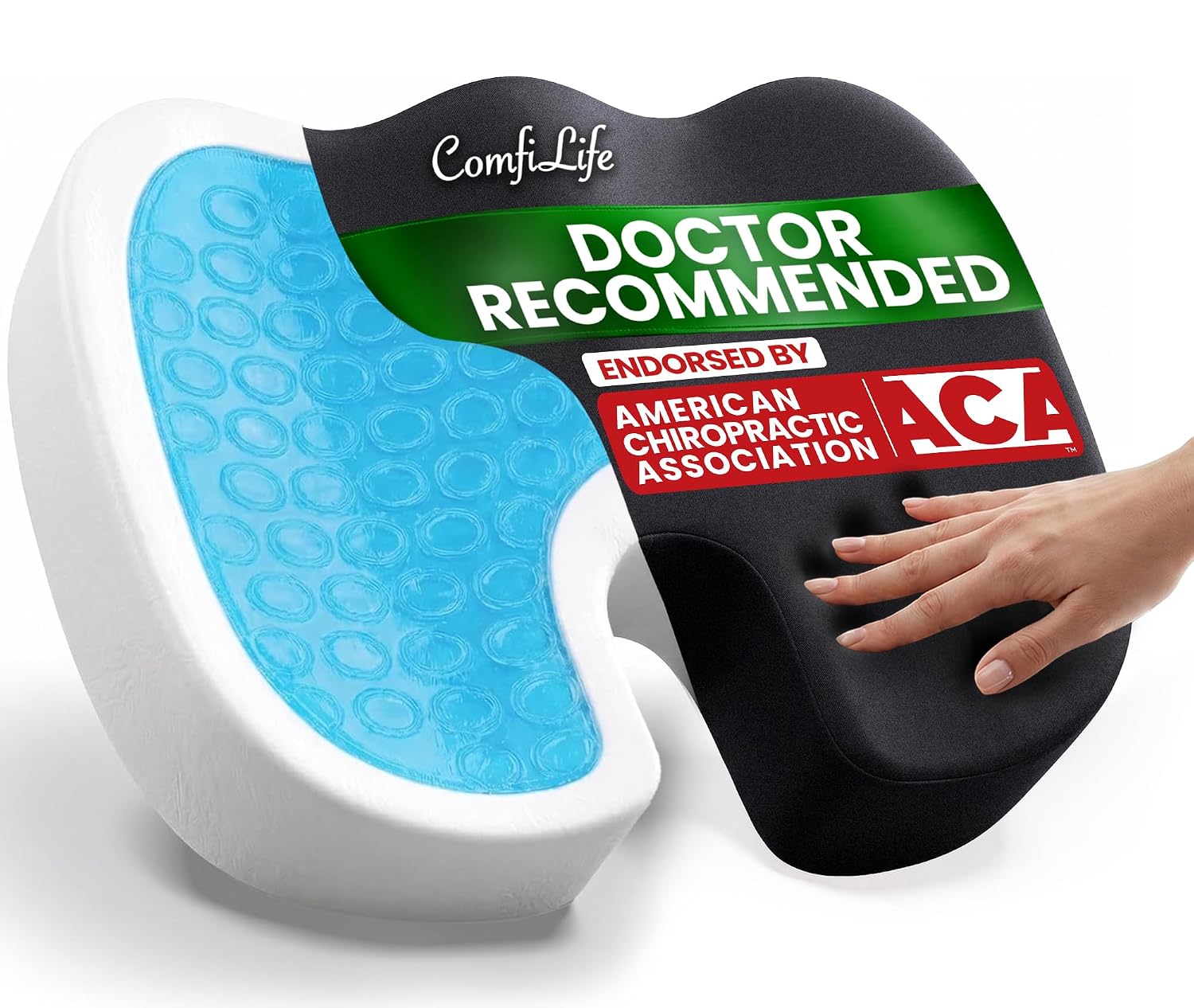 ComfiLife Gel Memory Foam Cushion