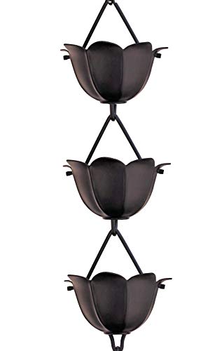 Monarch Black Lotus Rain Chain