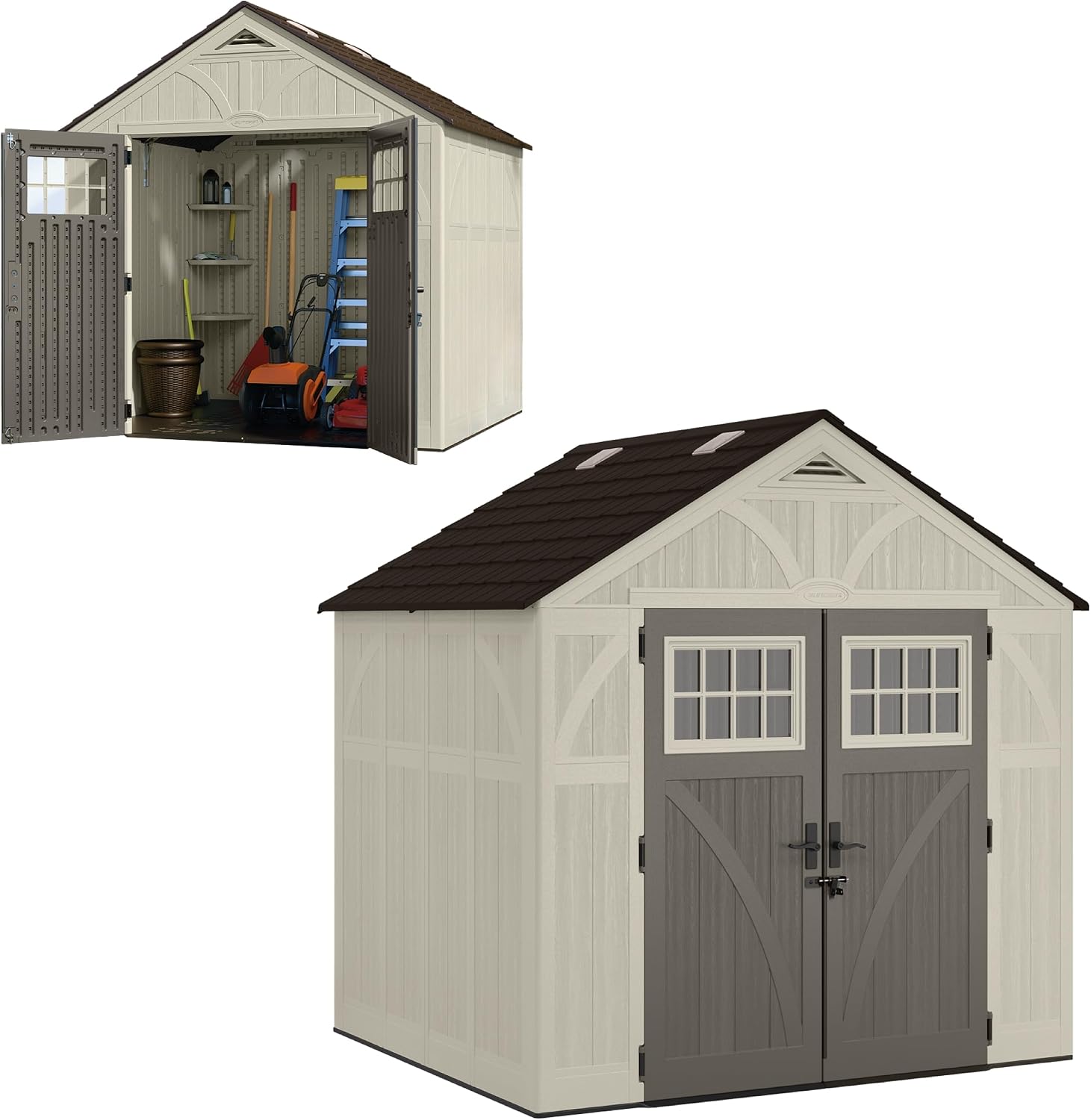 Suncast Tremont 8x7 Resin Shed