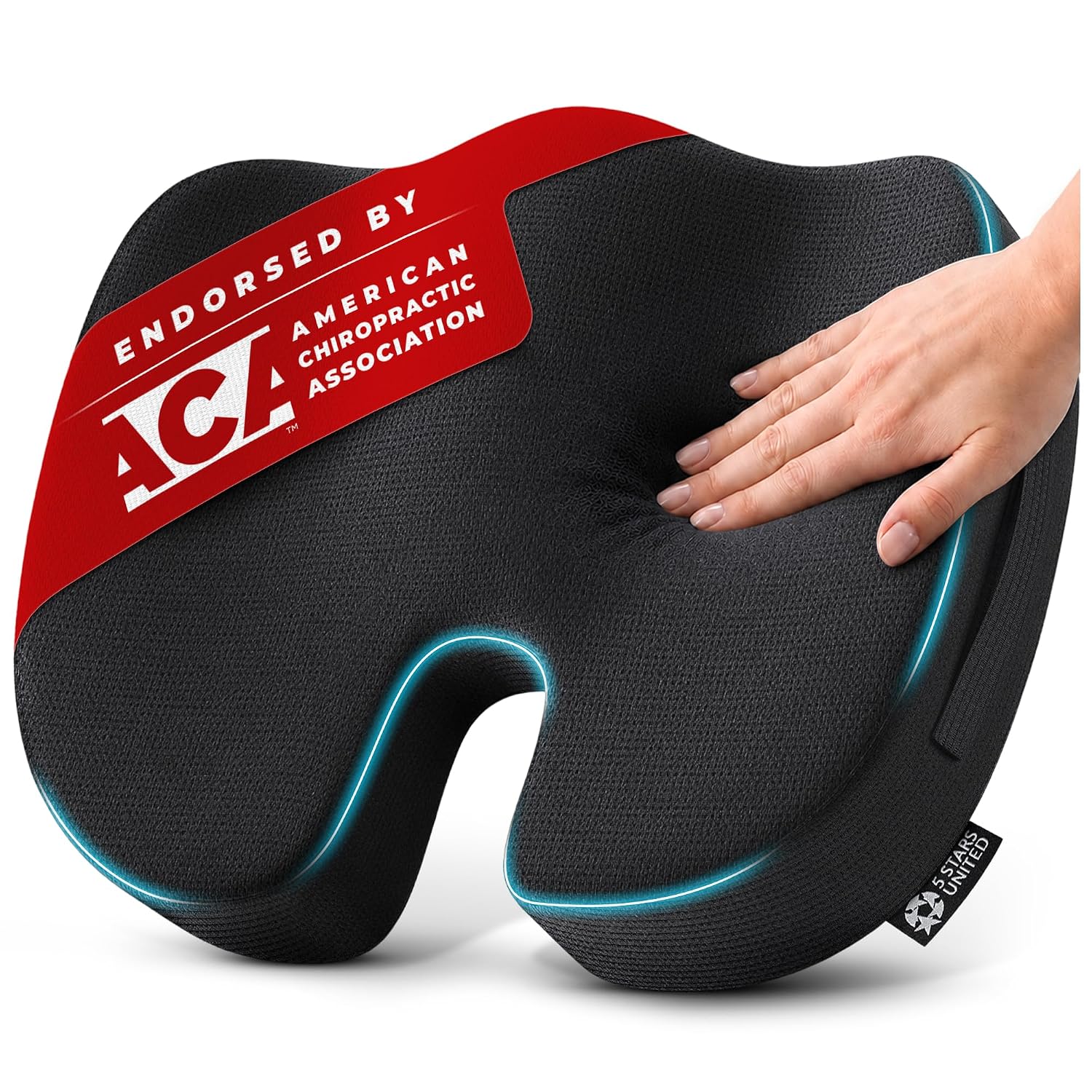 5 STARS UNITED Memory Foam Cushion