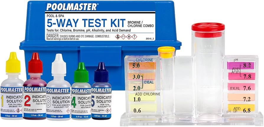 Poolmaster 5-Way Water Test Kit