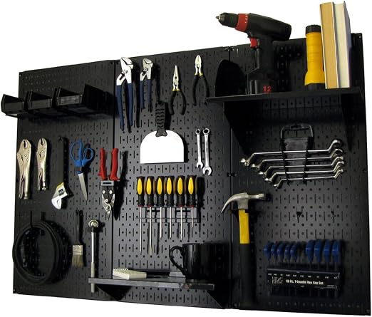 Wall Control 4 ft Metal Pegboard Kit