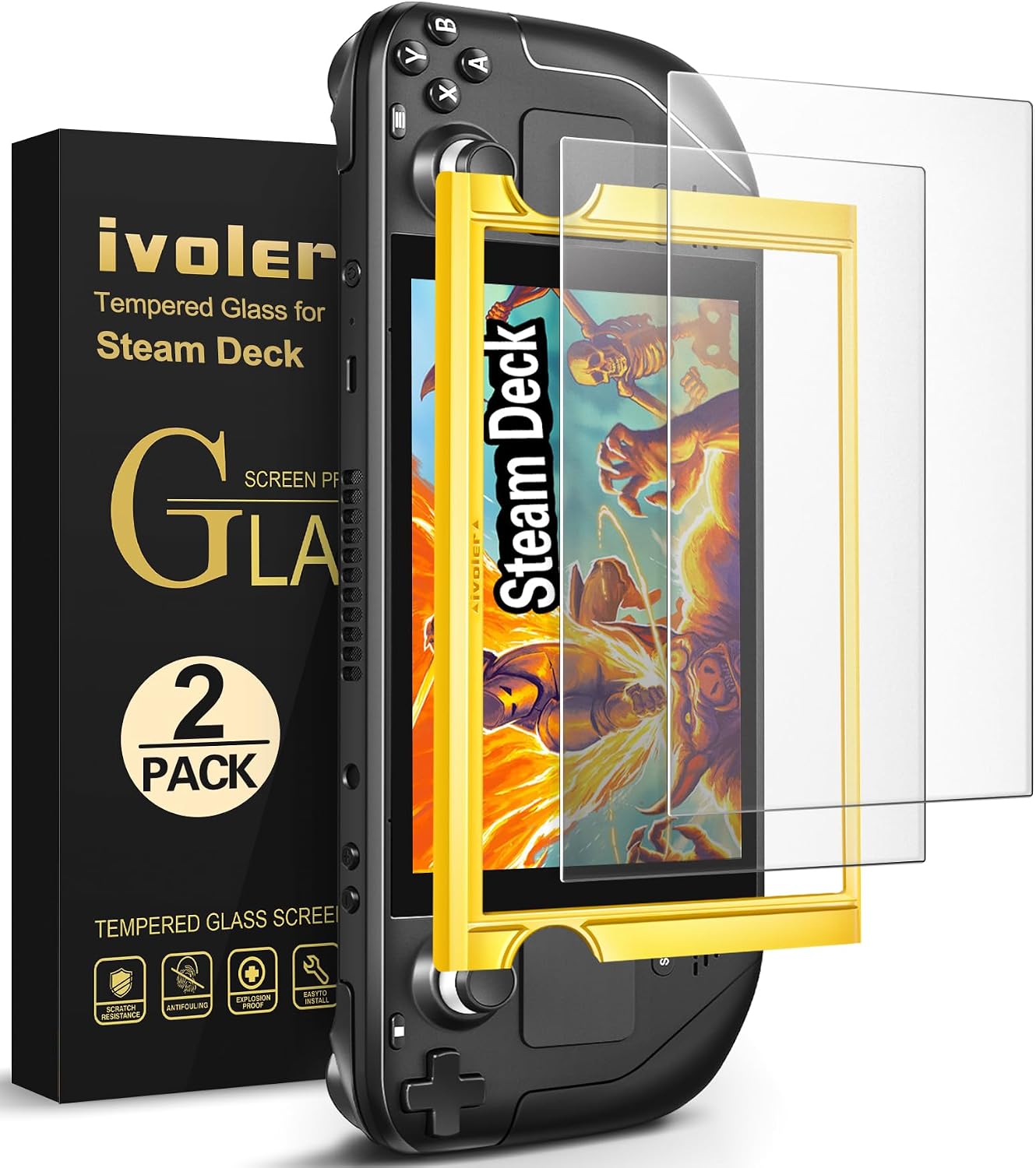 ivoler Matte Anti-Glare Glass 2-Pack