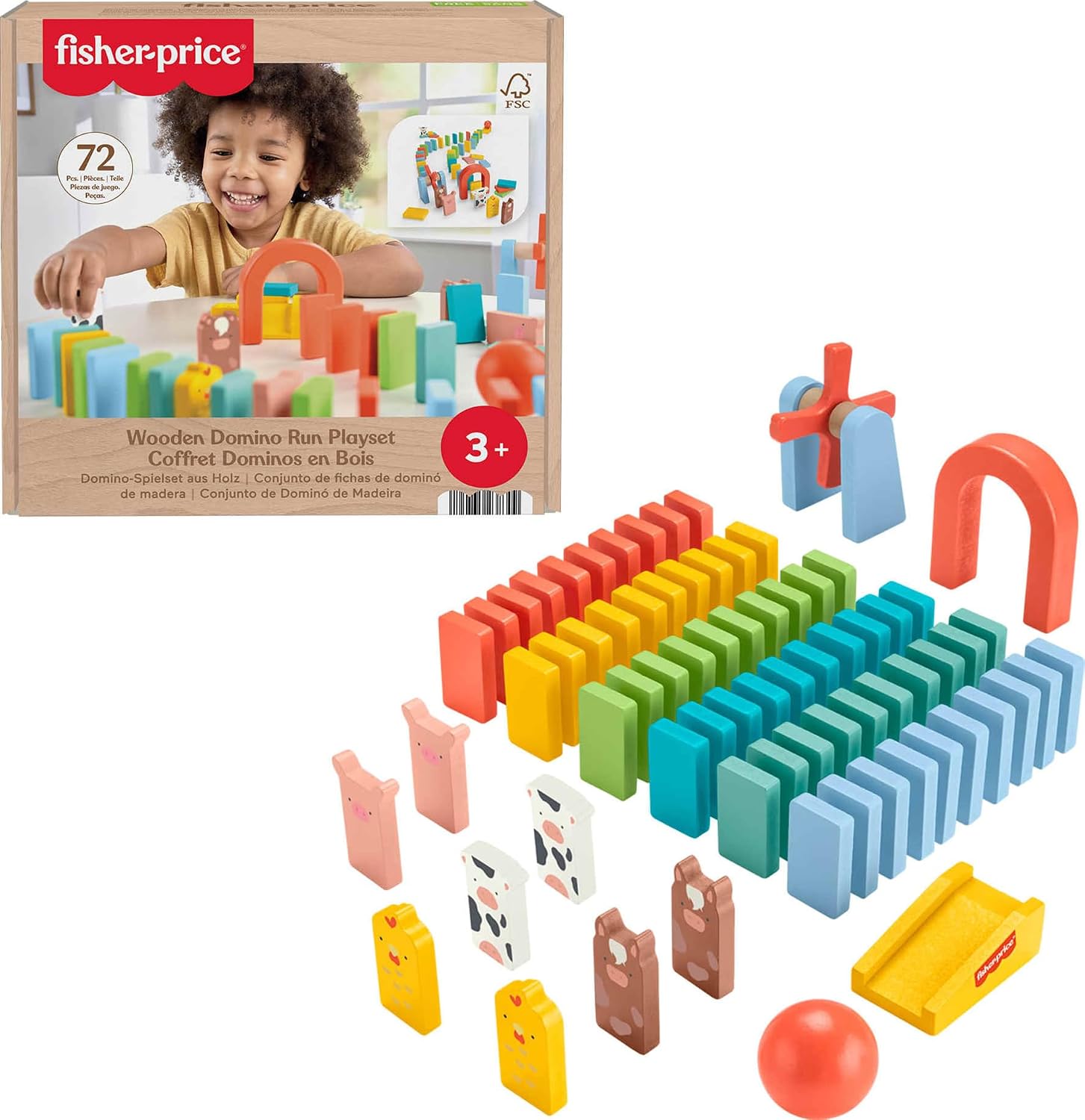 Fisher-Price Wood Domino Run
