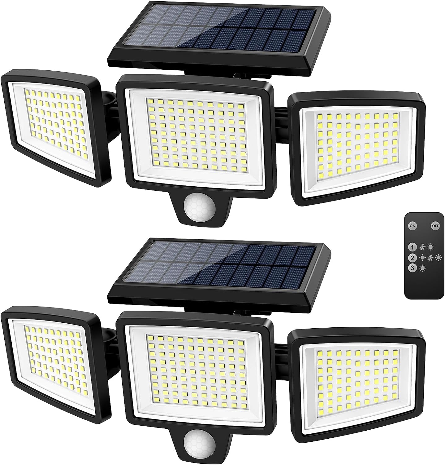 Tuffenough Solar Outdoor Lights 2500LM 210 LED