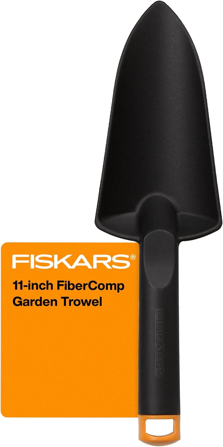 Fiskars FiberComp Hand Trowel, Gardening Hand Tool for Yard & Lawn Care