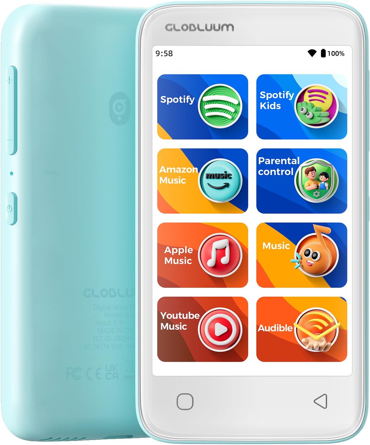 MP3 Player for Kids, Parental Controls, 16GB