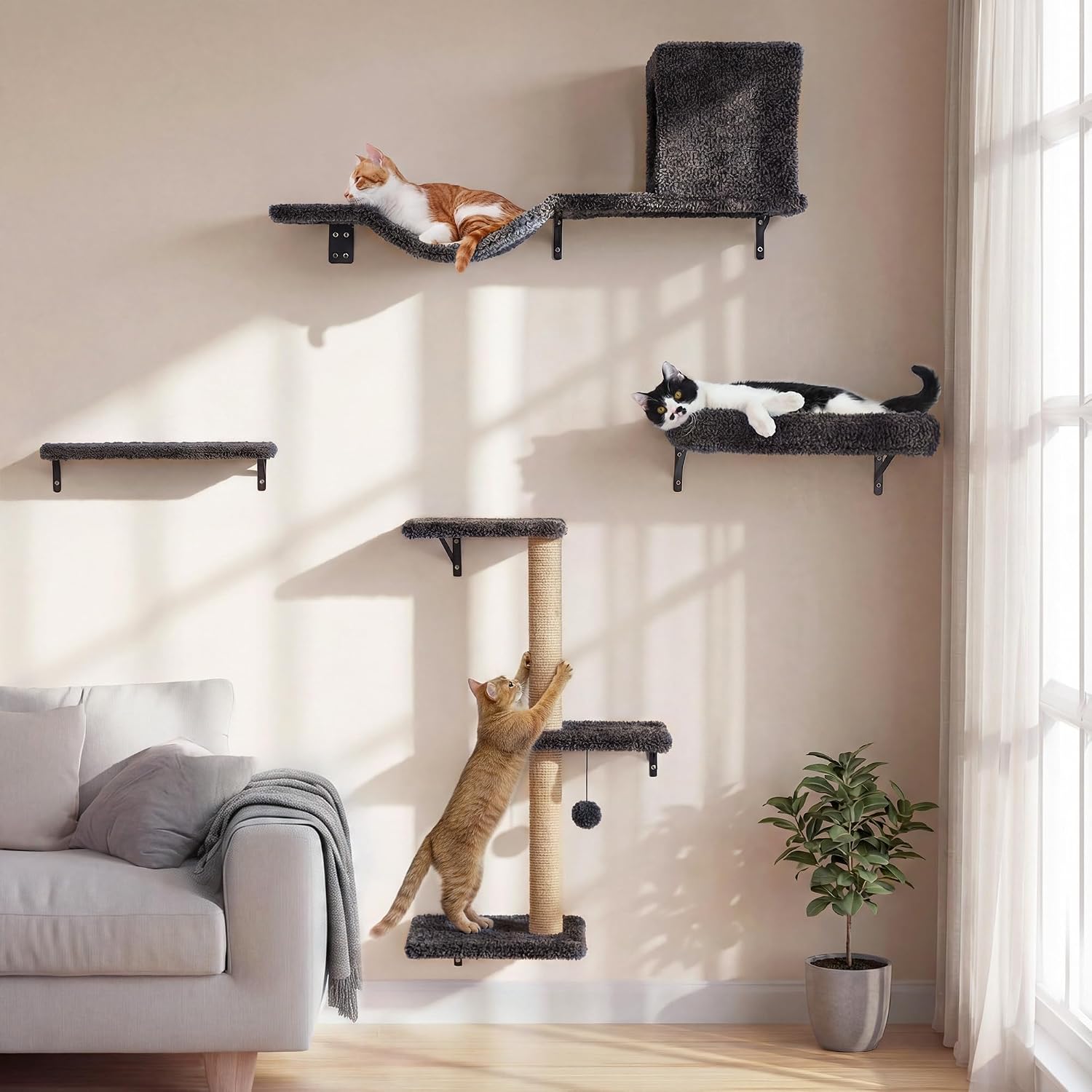 FUKUMARU 4-Piece Wall Set