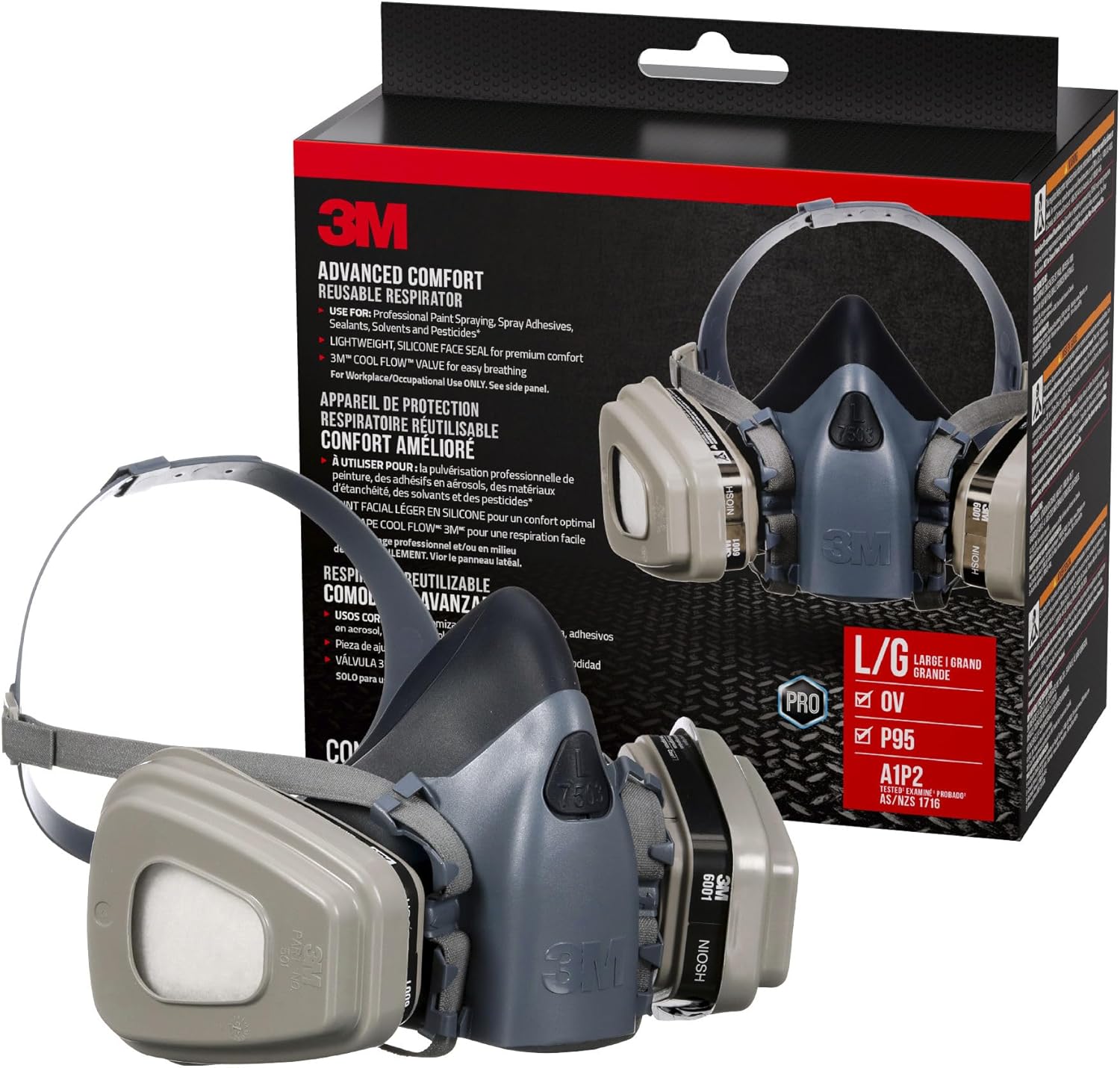 3M Professional OV/P95 Half Mask